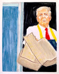 Trump at McDonalds, 11x14"